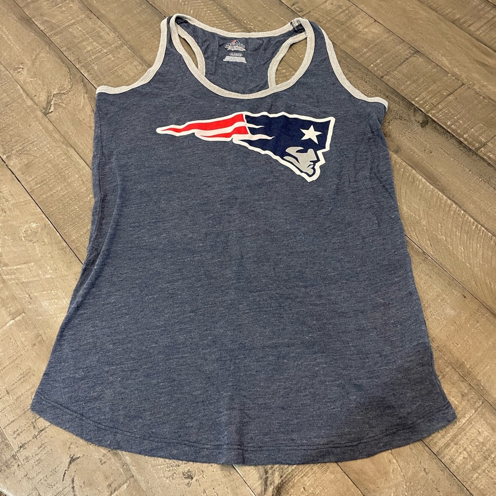 New England Patriots Racer Back Tank